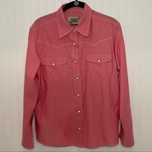 CE Schmidt Western workwear shirt Pearl Snap
